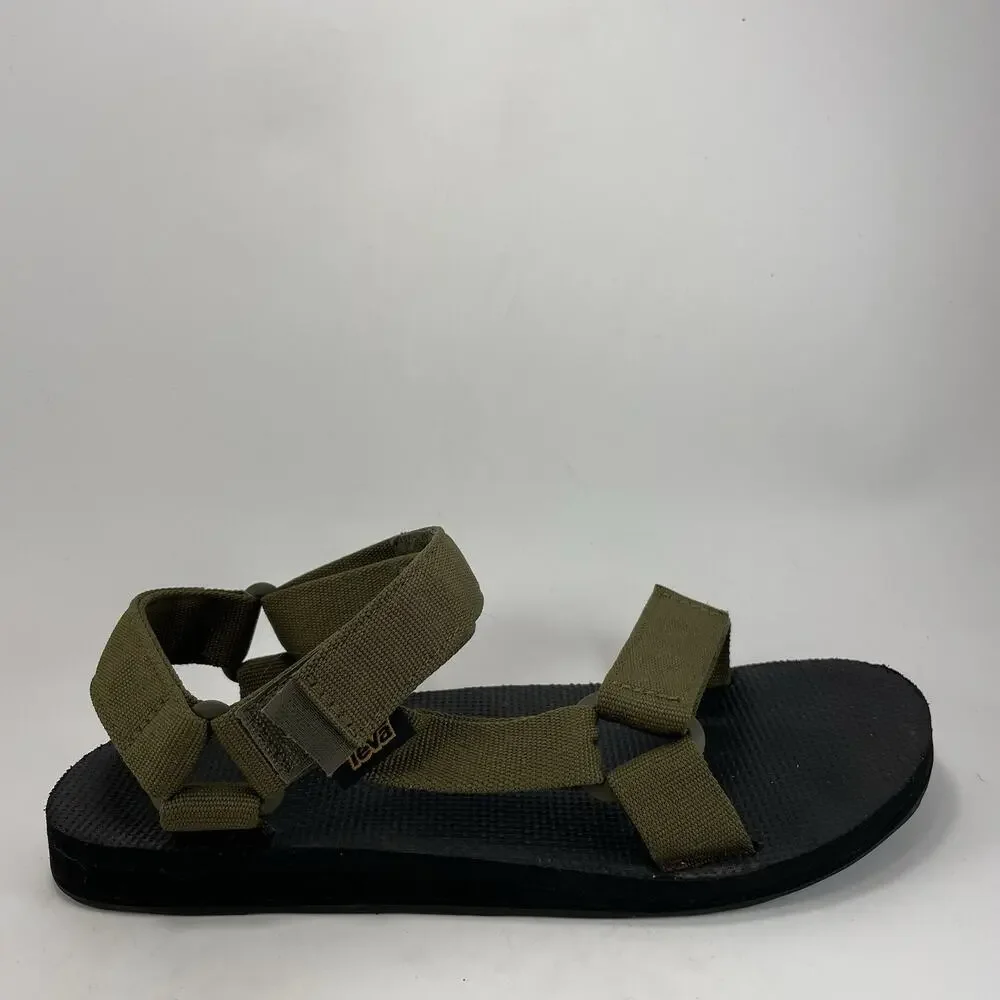 Teva Original Universal Active Sandals Mens Size 9 Olive Green Strappy Athletic